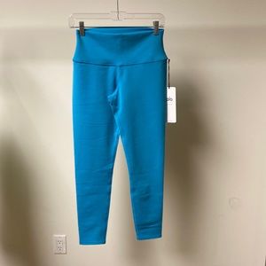 Alo 7/8 high-waist airbrush legging blue splash
